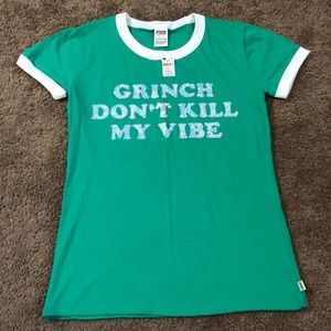 Grinch don’t kill my vibe tee